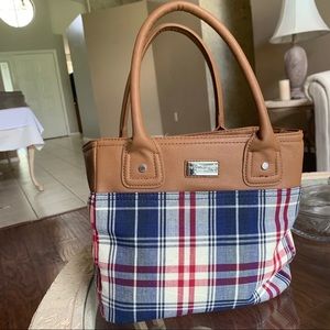 Tommy Hilfiger plaid handbag